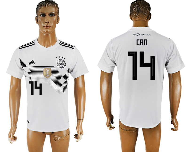 2018 world cup Maillot de foot GERMANY #14 CAN WHITE.jpg